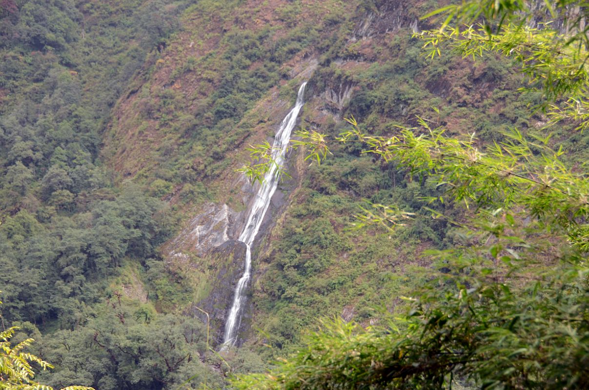 09 Waterfall On Trek After Dobang On Trek To Darbang Around Dhaulagiri 